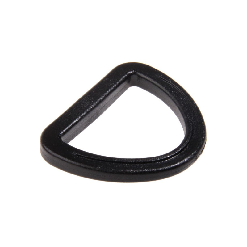 HOCHFESTER D-RING MIT GHILLITEX 38 MM SCHWARZ
