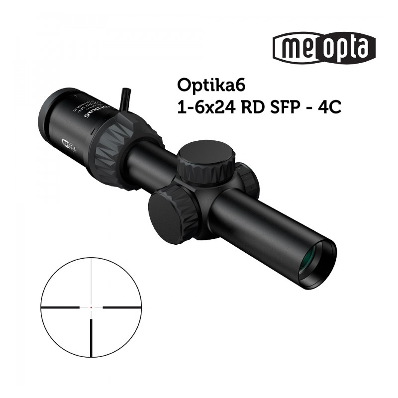 Meopta MeoPro Optika6 Scope 1-6x24 SFP - RD 4C