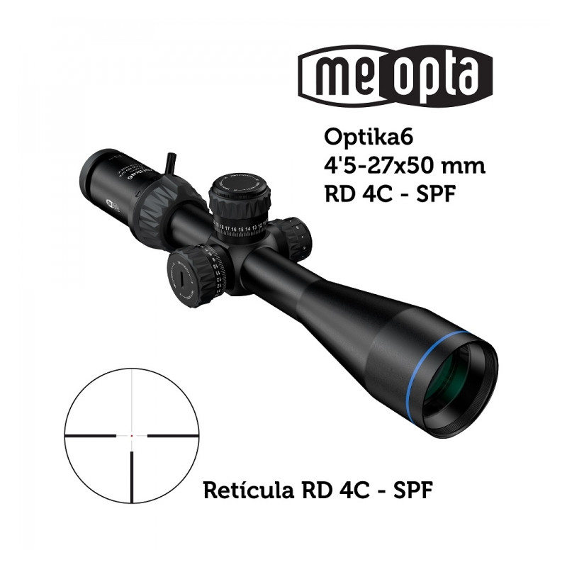 Viseur MEOPTA SFP MeoPro Optika6 4.5-27x50 - RD 4C