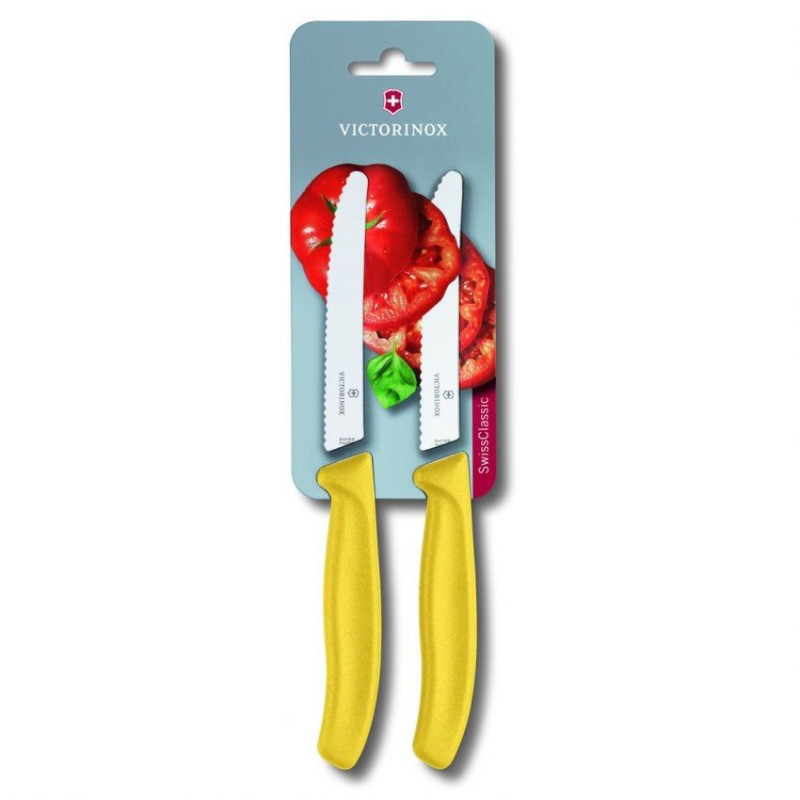 Coltelli da cucina Victorinox Swiss Classic Yellow Sierra 2 unità