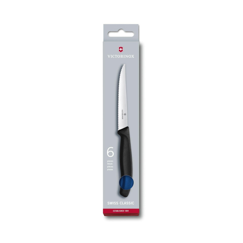 Swiss Classic Steak Knife Set, 6-Piece Blue
