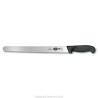 Cuchillo Rebanador punta redonda sierra 30cm negro