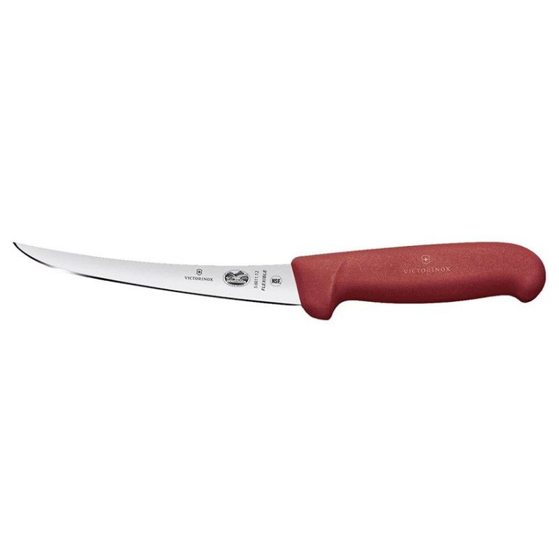 CUCHILLO DESHUESAR VICTORINOX 5.6611.12 ROJO