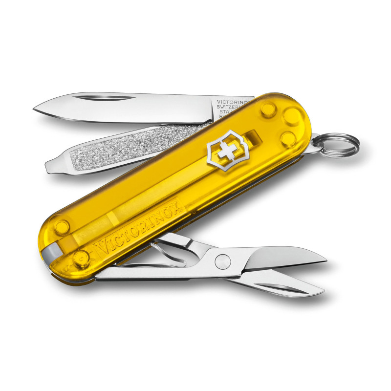 Victorinox Navaja Classic SD Tuscan Sun Traslúcido 7 usos