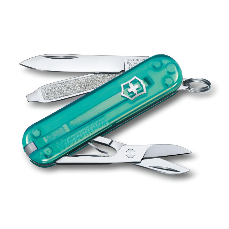 Victorinox Classic SD Tropical Surf Transluzentes 7-Gebrauchs-Taschenmesser