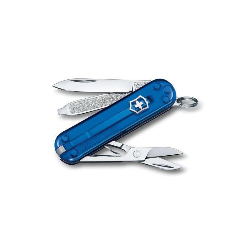 Victorinox Classic SD Deep Ocean Translucent Knife 7 uses