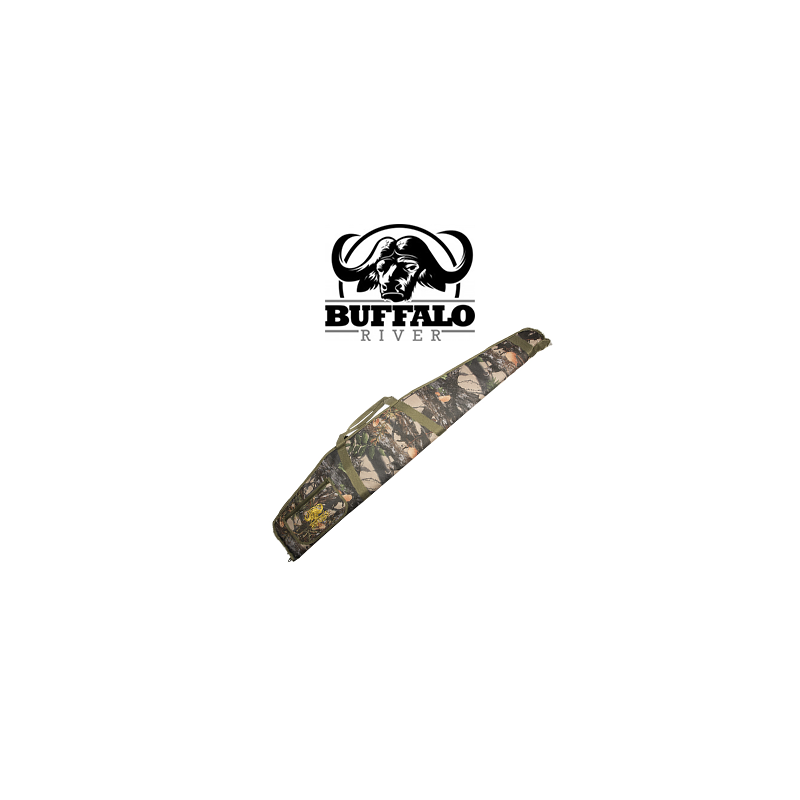 Buffalo River Gewehrholster mit 112 cm Camo-Zielfernrohr