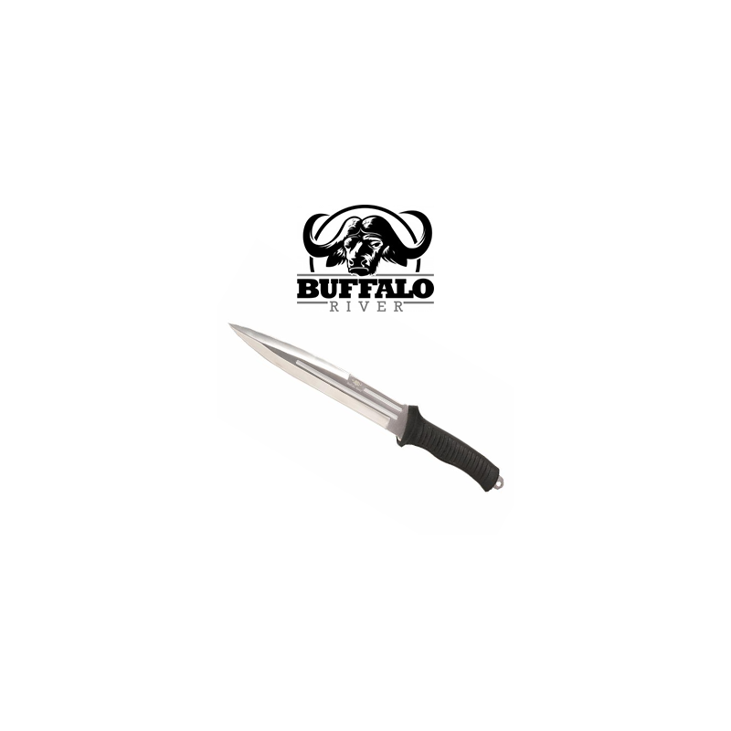 Buffalo River Jabali Knife Rubber Handle With 19Cm Blade
