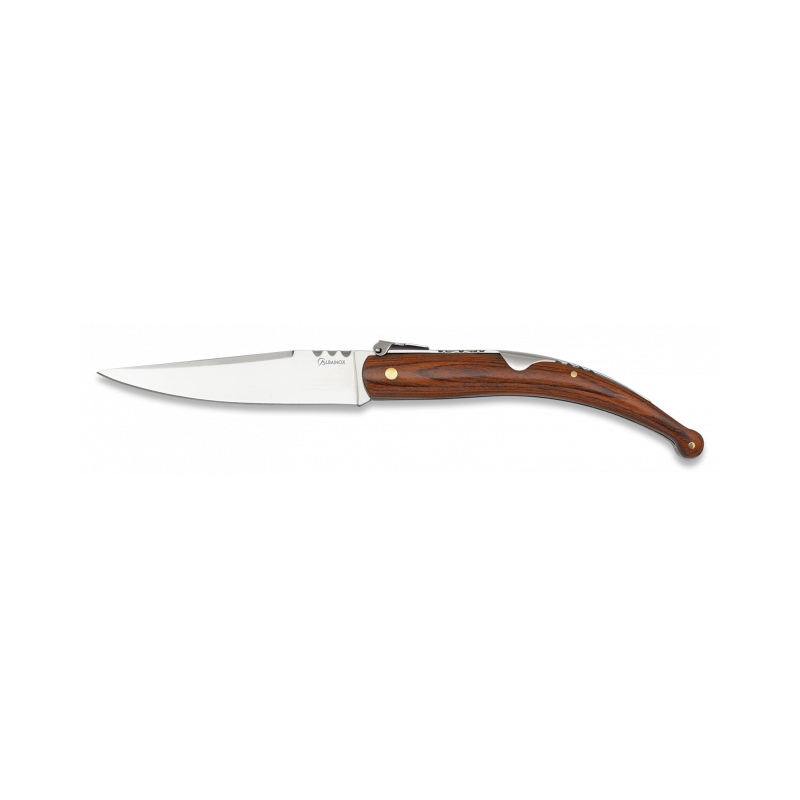 Coltello in legno stamina ricavato rosso