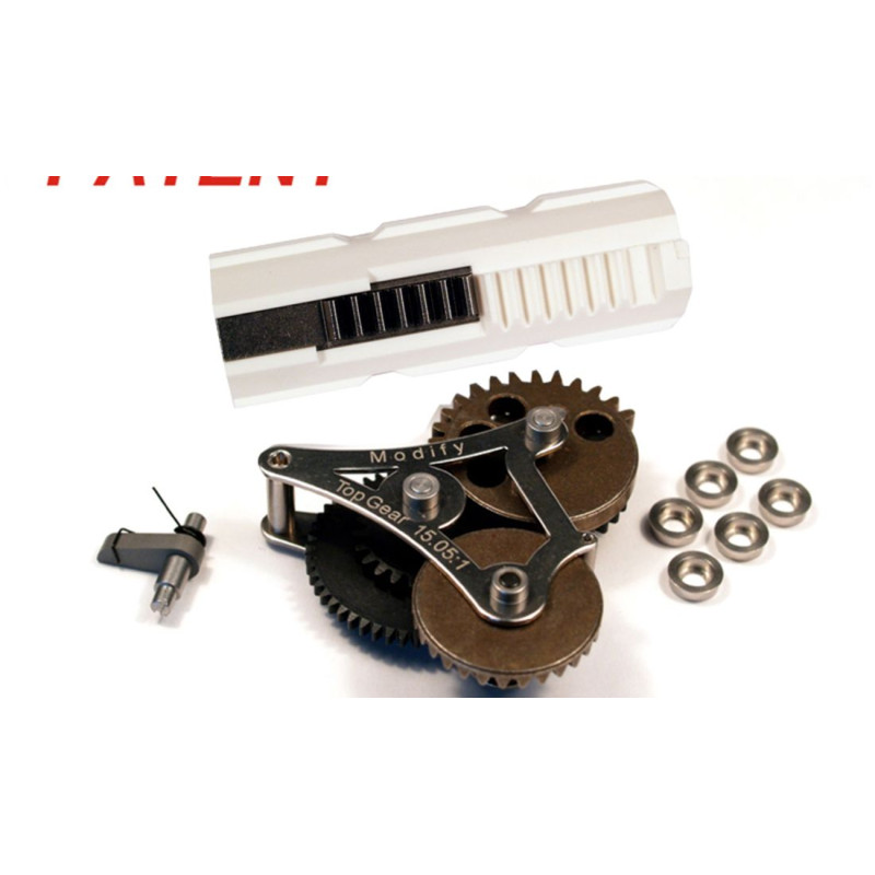 SET INGRANAGGI MODULARI 6MM VER.2VER.3, TOP GEAR 15.051 + ULTRA PISTON MODIFY