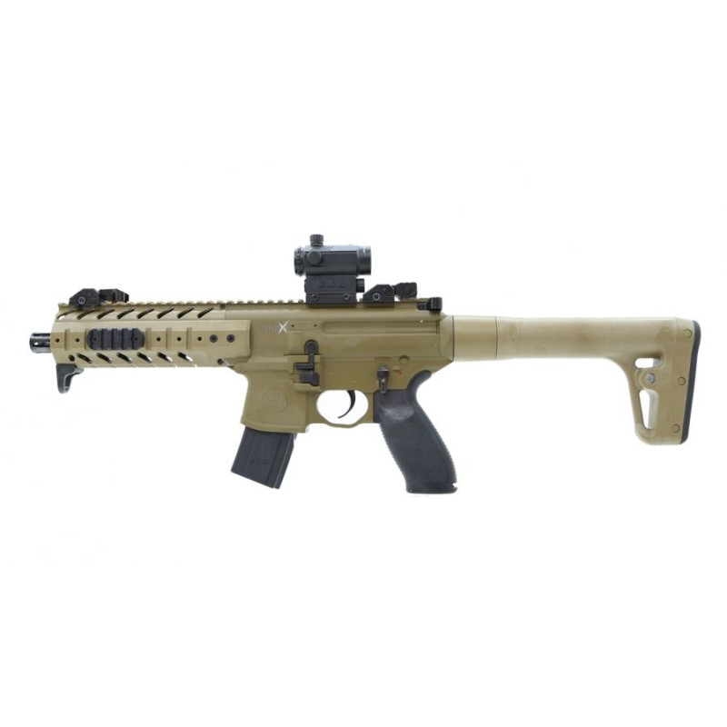 Carabina Co2 Sig Sauer MPX 4,5mm FDE Sand with RED DOT