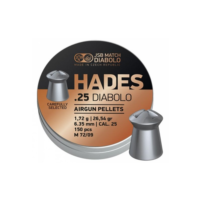 Hades JSB Pellets 6,35 mm 300 Stück