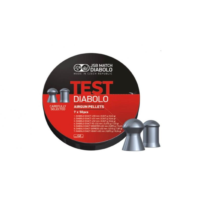 Pellets JSB teste exato para rifle 4.5mm