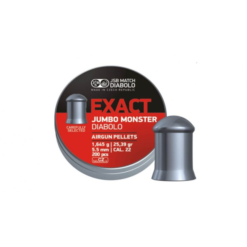 Pellet JSB Exact Jumbo Monster 5.52mm 200pz