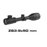 Visor Zasdar 3- 9x50 mm. Ret. AO Mildot iluminada