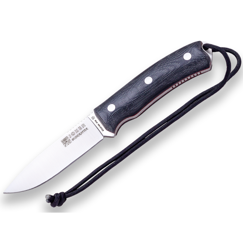 Black Micarta Joker Bushcrafter WFiresteel Bushcraft Knife