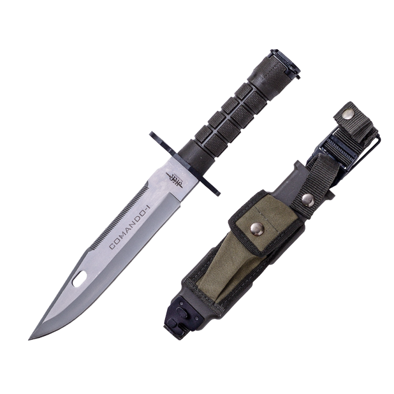 JKR Commando-I Kampfmesser Bauchgriff 20 cm Klinge und Edelstahl