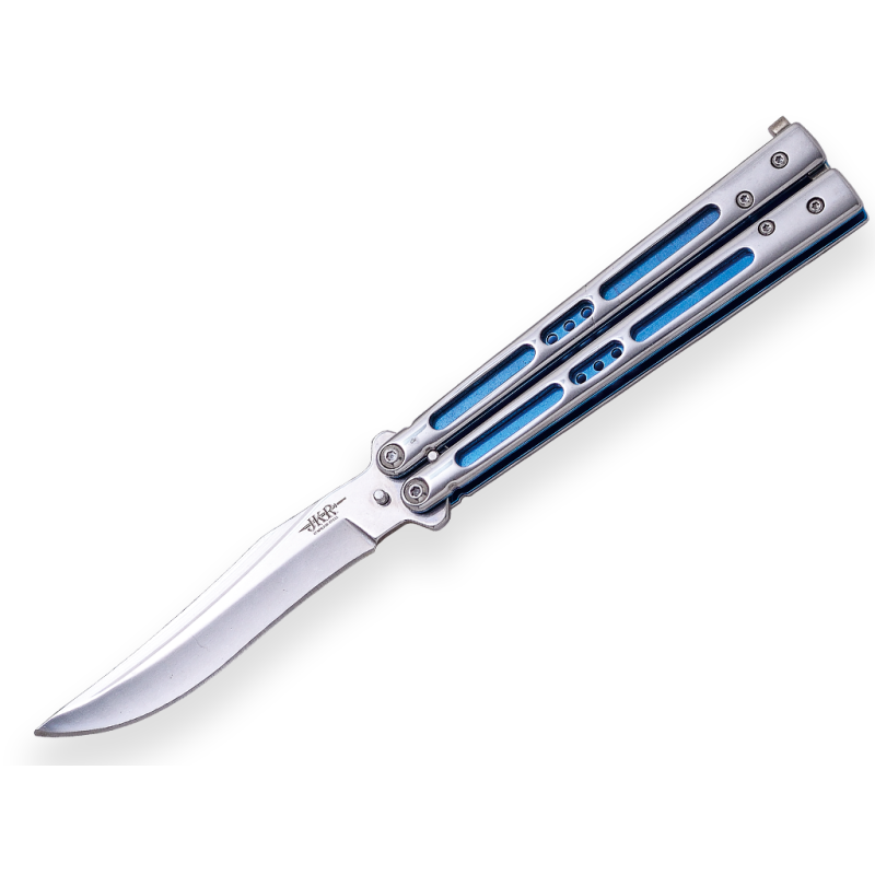 Coltello a ventaglio JKR con manico in alluminio e lama in acciaio inossidabile da 10,5 cm