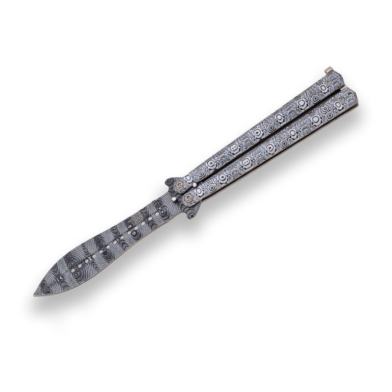 JKR Fächermesser mit Aluminiumgriff und 10,5 cm einschneidiger Edelstahlklinge