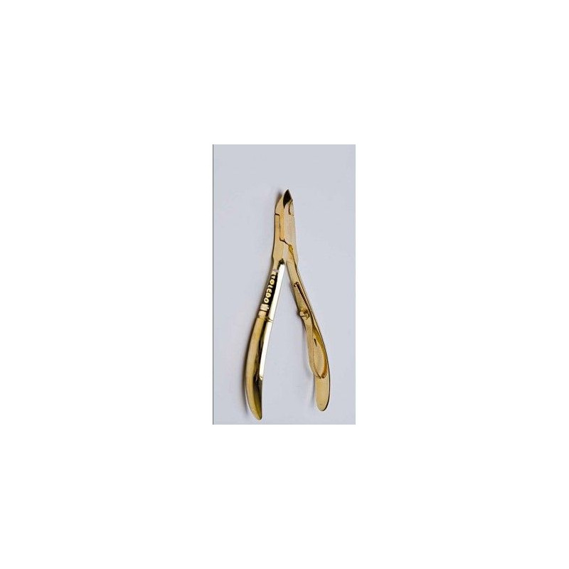 Engraved Gold Leather Manicure Pliers