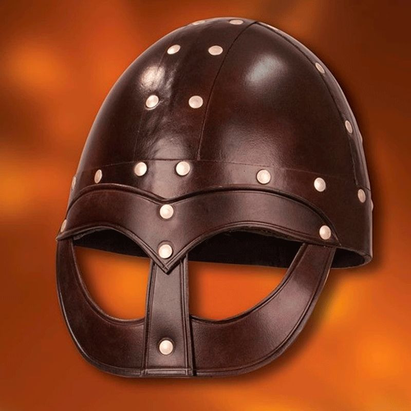 Vendel Viking Helmet - Leather - Ref 300551