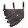 Porta Espada - Cuero Negro - Ref. 200012
