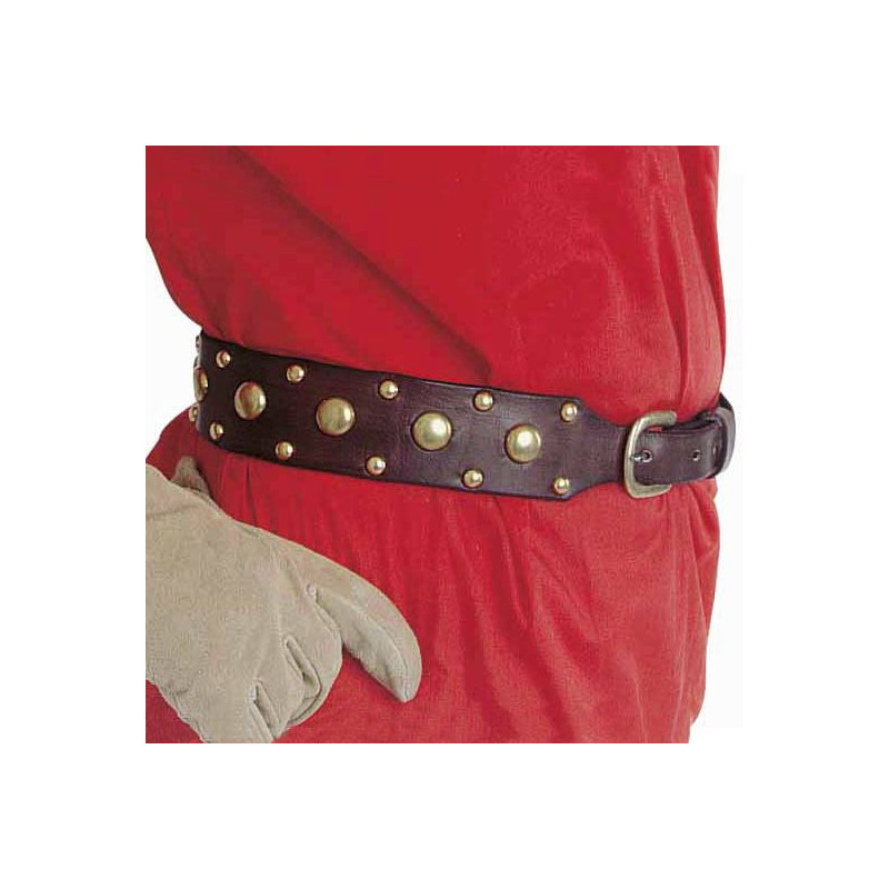 Leather Belt with Studs - Ref 200178