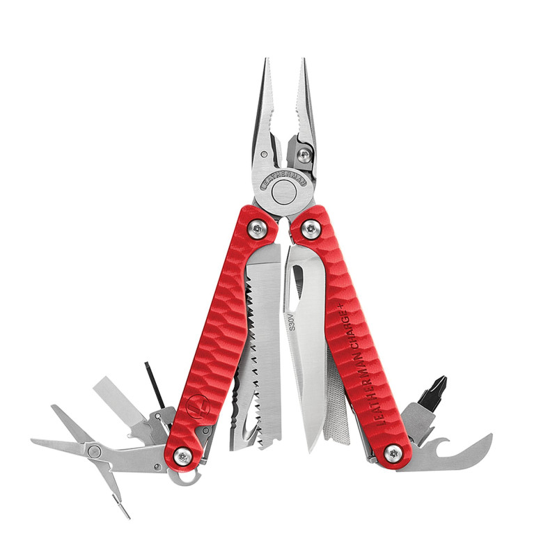 Multifunktionswerkzeug Leatherman Charge+ G10 Rot