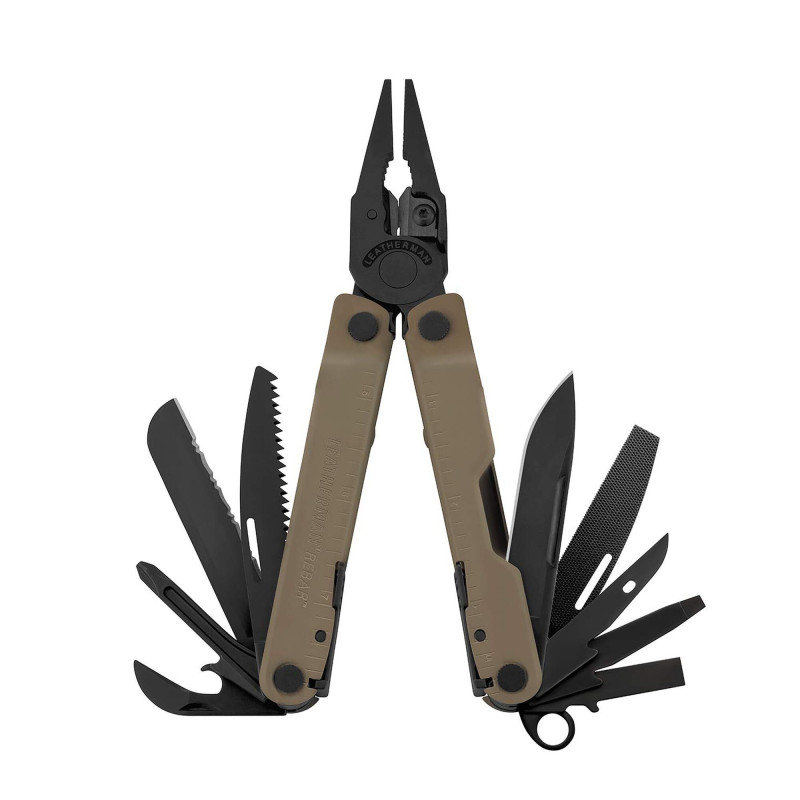 Multiherramienta Leatherman Rebar Arena Coyote
