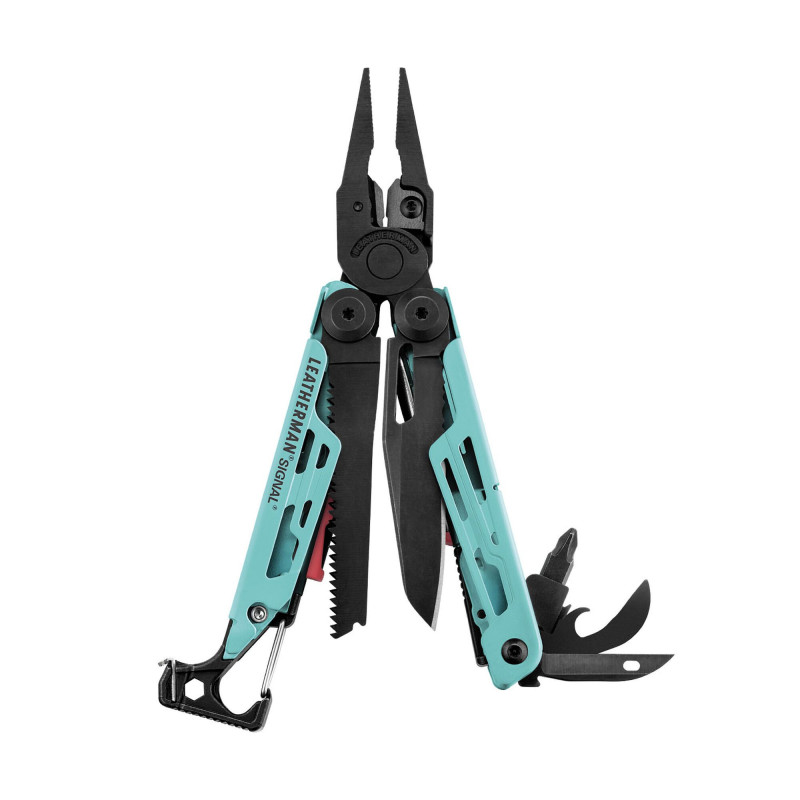 Outil multifonction Signal Leatherman turquoise