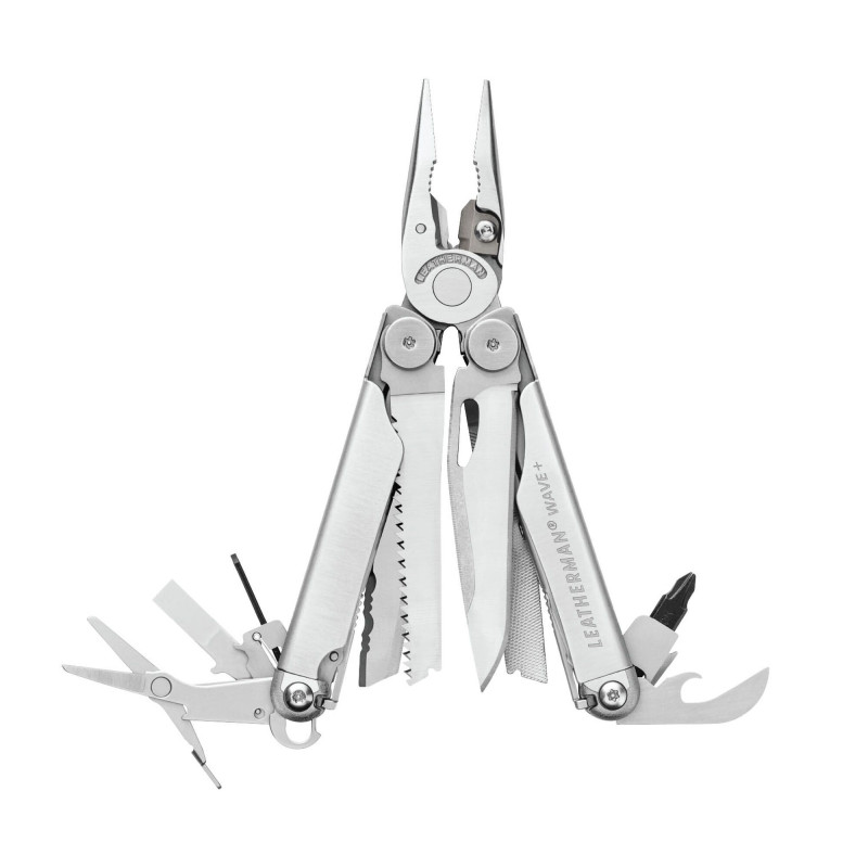 Multiutensile Leatherman acciaio inossidabile Wave+.