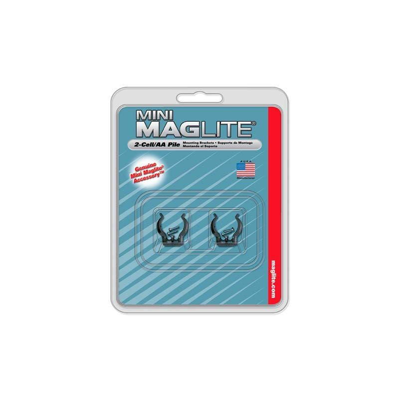 Pinzas de soporte para linterna Maglite AA