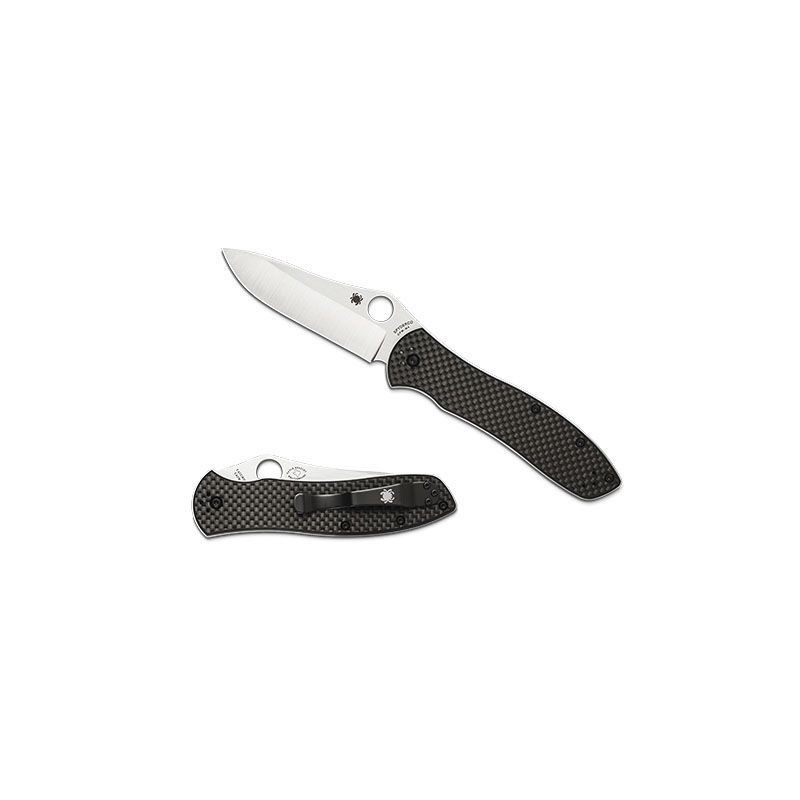 Bradley Folder Maniglia Acciaio Fibra di Carbonio Cpm M4 Smooth Edge