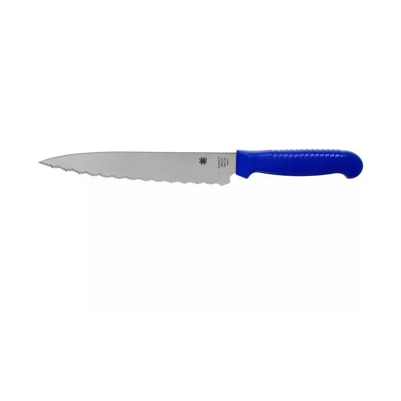 Spyderco K04Sbl Cuchillo Multiusos 15 Cm Azul Dentado