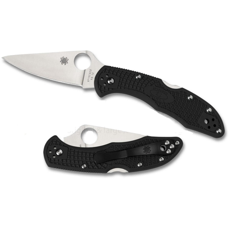Spyderco Delica Flat Ground Nero C11Fpbk