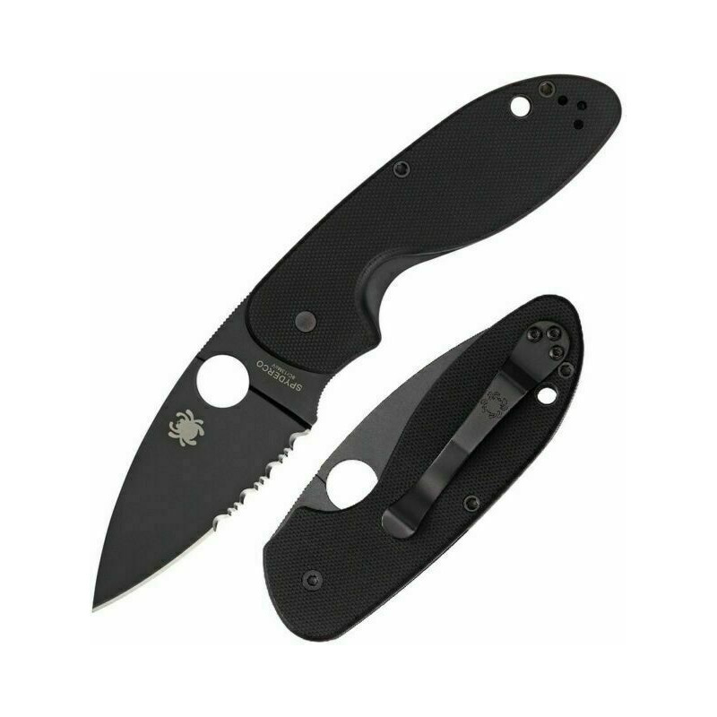 Efficient Edge kombiniert SPYDERCO Razor Black