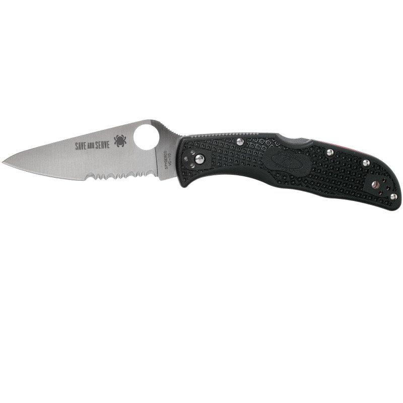 Spyderco Endela Linha Vermelha Fina C243Fpsbkrd