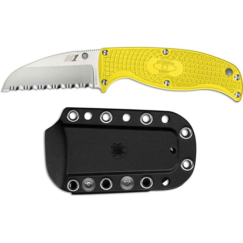 Spyderco Enuff Pied de Mouton Fb31Syl Jaune