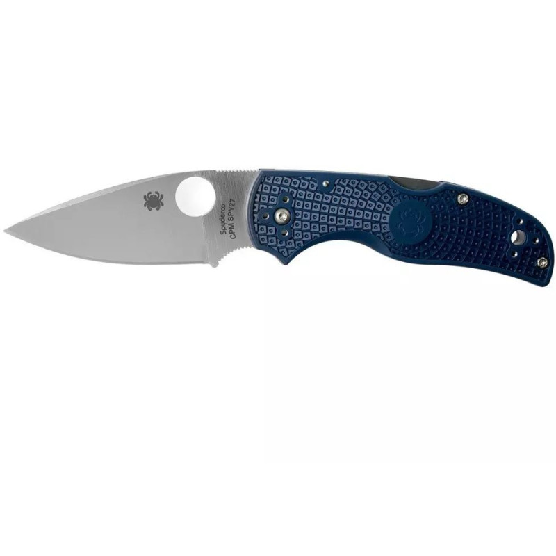 Spyderco Native 5 Knife Handle Frn Blue Steel Smooth Edge
