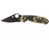 Spyderco Para 3 Camo G10 Black Blade C223Gpcmobk N
