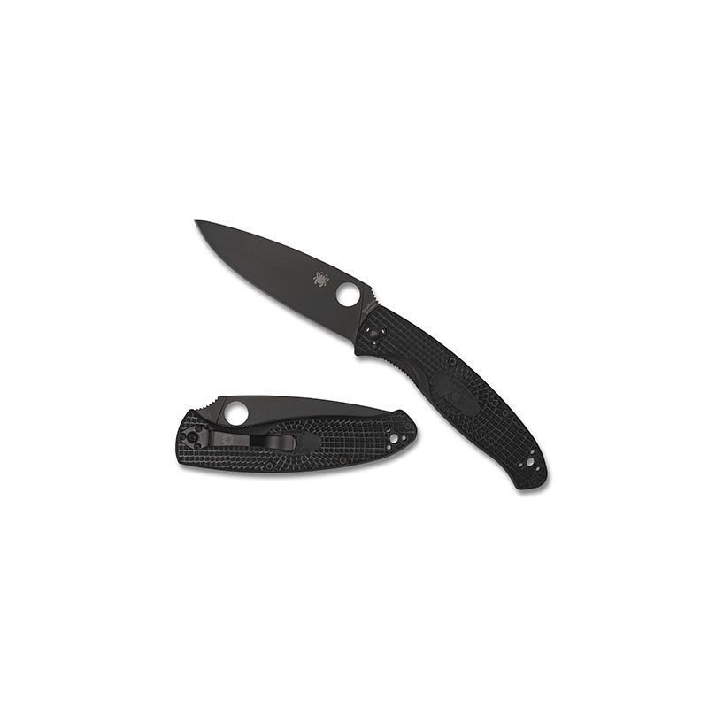 Rasoir Smooth Edge SPYDERCO Resilience Noir