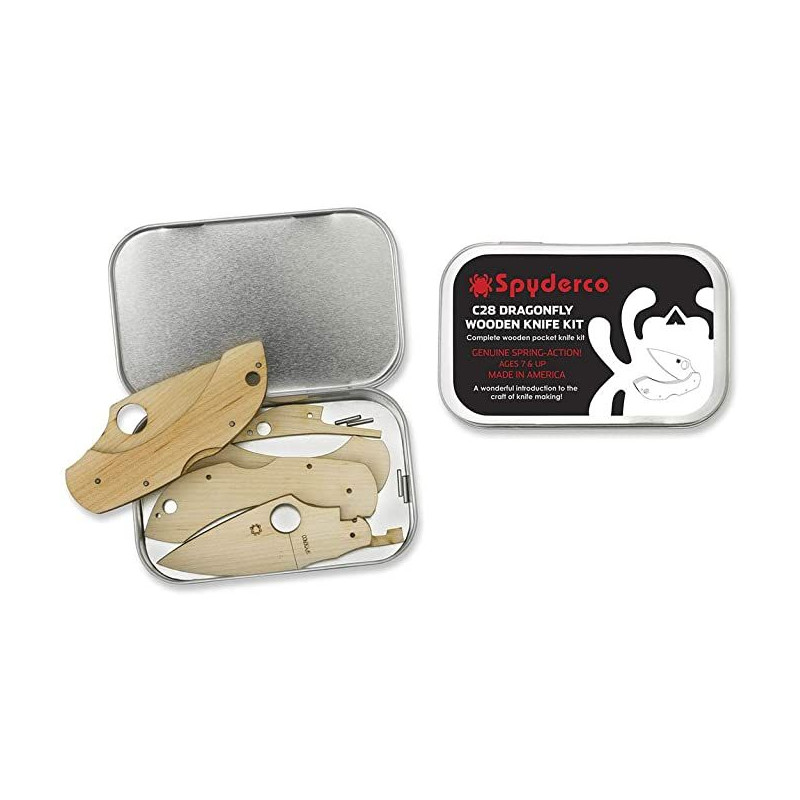 Navaja De Madera Spyderco Wdkit1