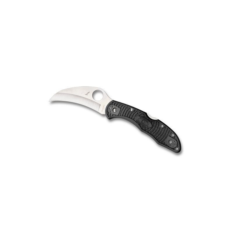 Spyderco Tasman Salt 2 Black Smooth Edge Knife