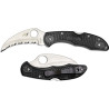 Navaja Spyderco Tasman Salt 2 Negro Filo Sierra
