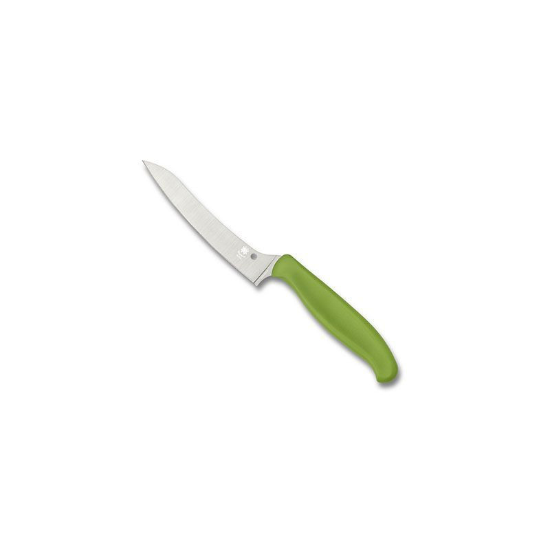 Cuchillo Spyderco Z-Cut Con Punta Verde Filo Liso