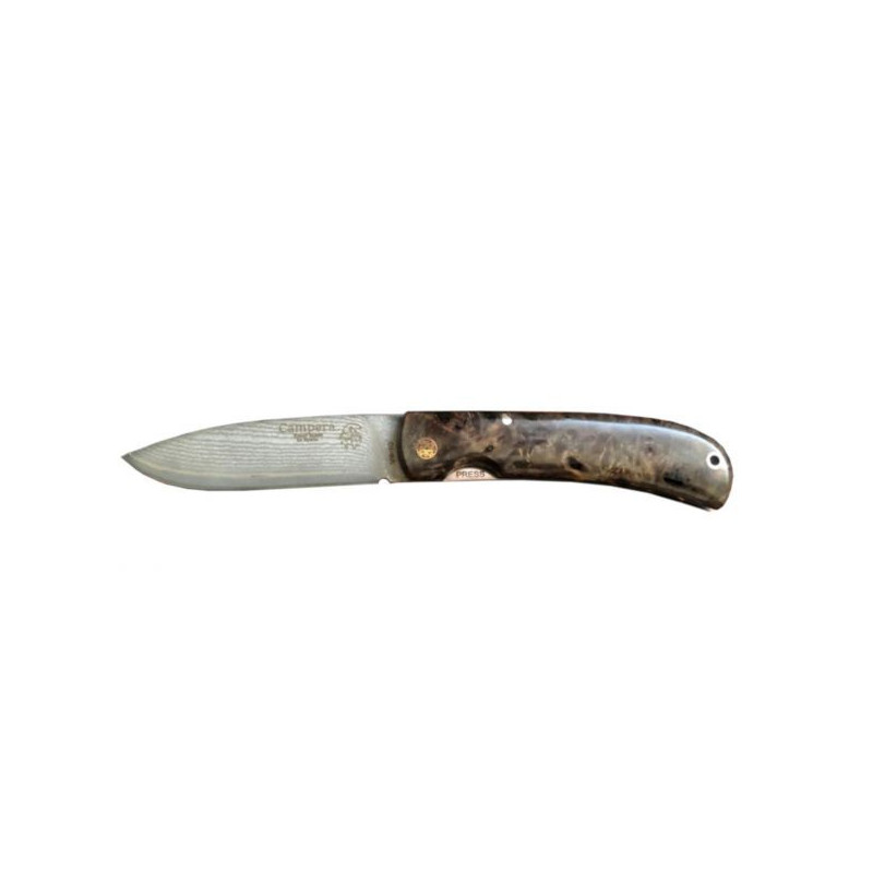 J&V Knife Campera gray stabilized wood 1416-MEG-VG10