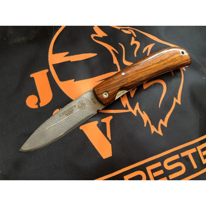 J&V Cocobolo Taschenmesser mit VG10 Stahlklinge (OHNE SCHEIDE)