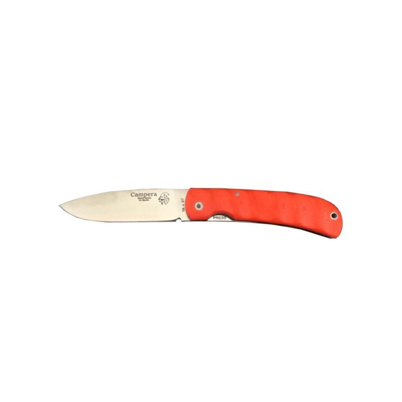 J&V Knife CAMPERA MICARTA FLUOR with 12c27 steel blade