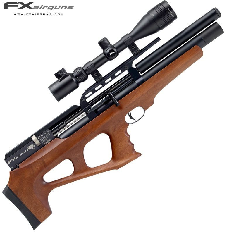 PCP FX WILDCAT REGULADO WALNUT AIR RIFLE 5.5MM