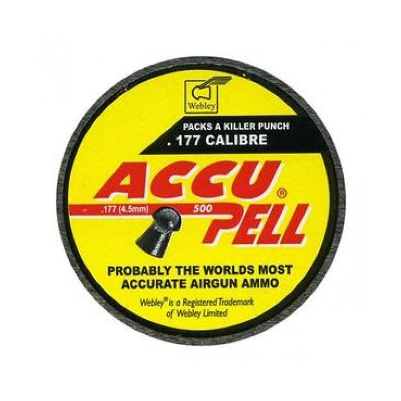 Accupell Webley Pellets 4,5 mm 500 Stück